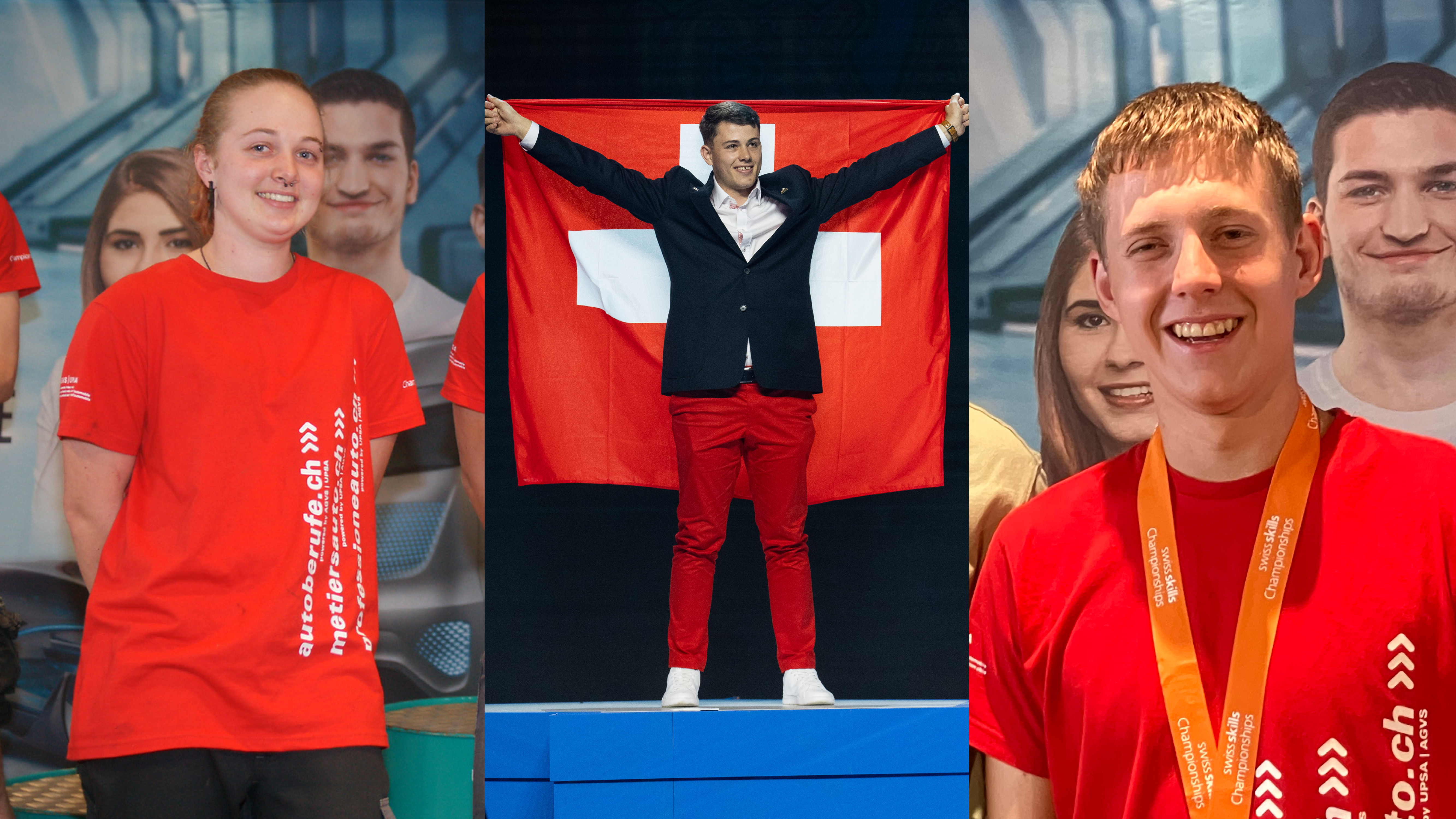 Erfolge für die Luzerner Automobil-Mechatronikerinnen und -Mechatroniker an den EuroSkills und an den SwissSkills