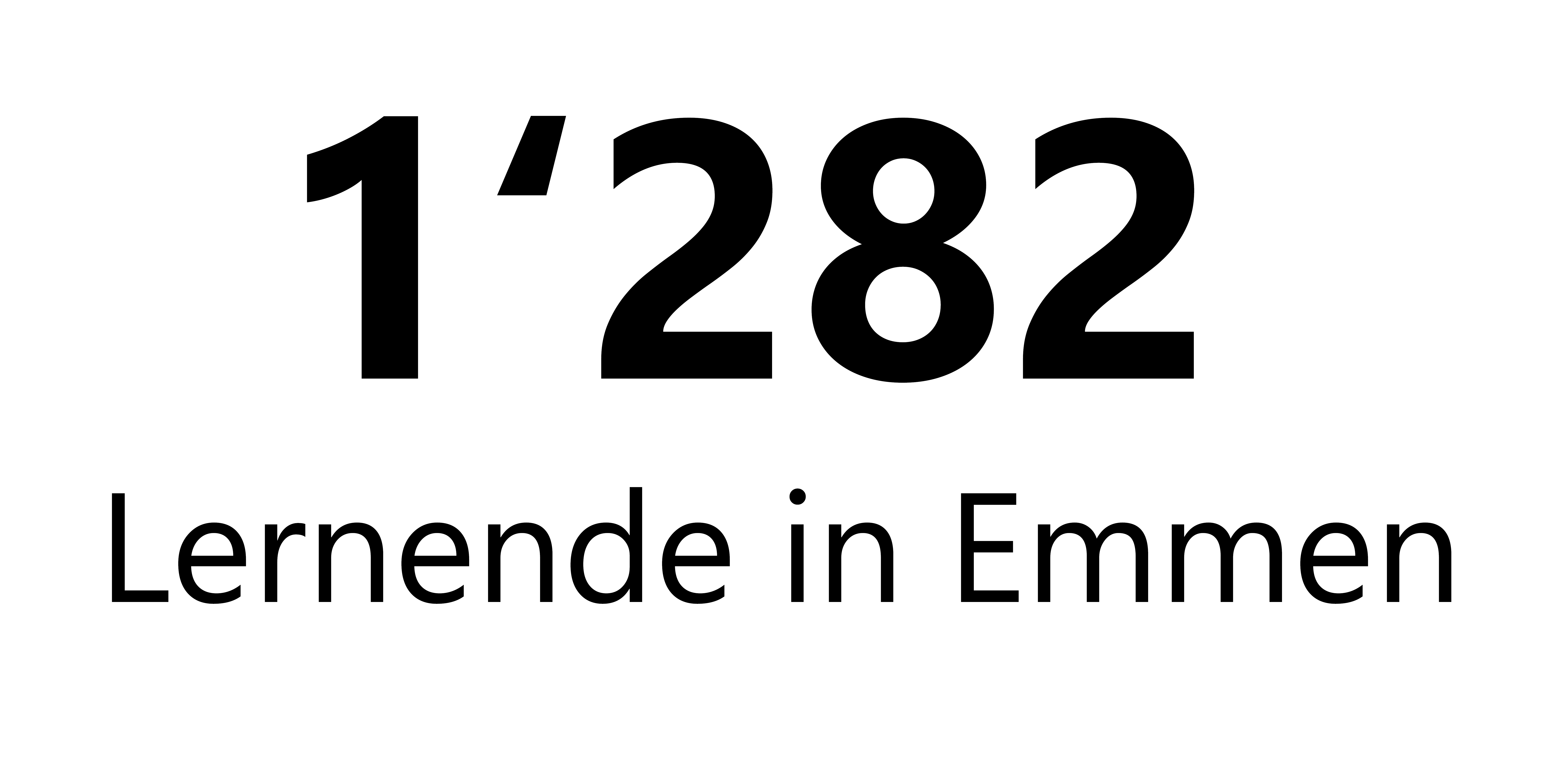 1282 Lernende in Emmen