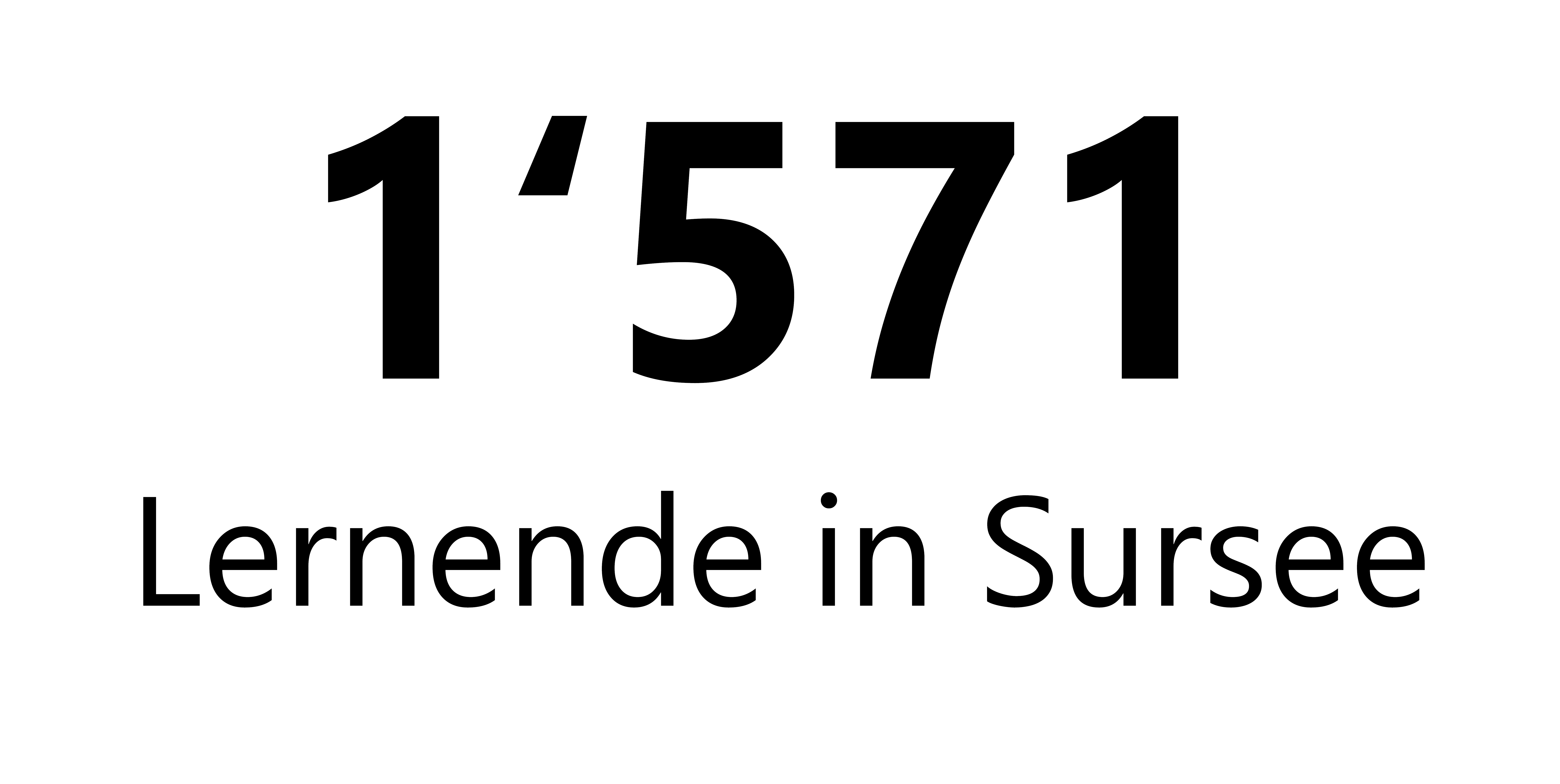 1571 Lernende in Sursee